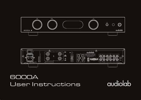 audiolab 6000a play