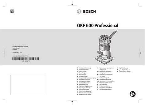 bosch blauw gkf 600 professional