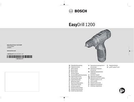 bosch easydrill 1200