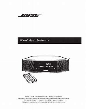 bose wave music system iv