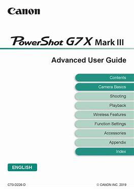 canon powershot g7x mark iii