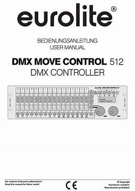 eurolite dmx move control 512