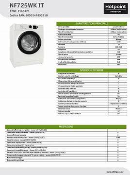 hotpoint nf725wk it