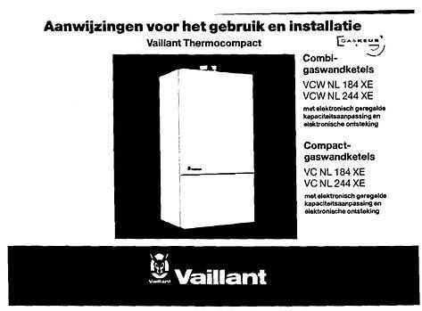 vaillant thermocompact vcw nl 244 xe