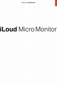 ik multimedia iloud micro monitor