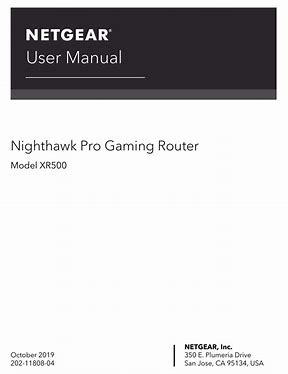 netgear nighthawk pro gaming xr500