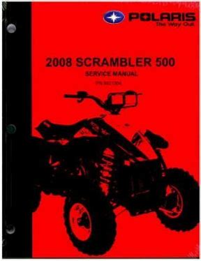 polaris scrambler 500 4x4 2008